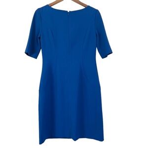 Eliza J Cobalt Blue Short Sleeves Knee Length Sheath Dress Womens Size 6